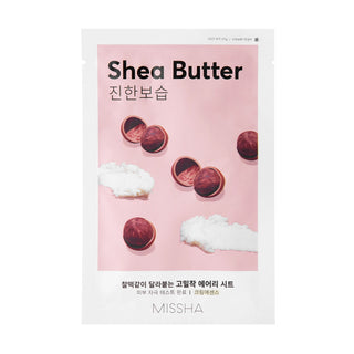MISSHA Airy Fit Shea Butter - lakštinė veido kaukė