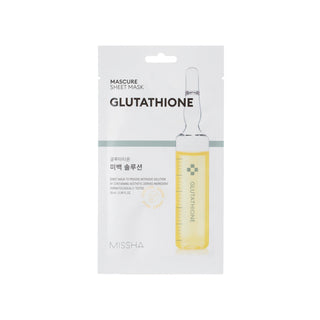 MISSHA Mascure Glutathione - lakštinė veido kaukė su glutationu