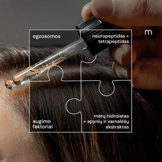 MOKOSH Rosemary & Mint - trichologinis plaukų augimo serumas