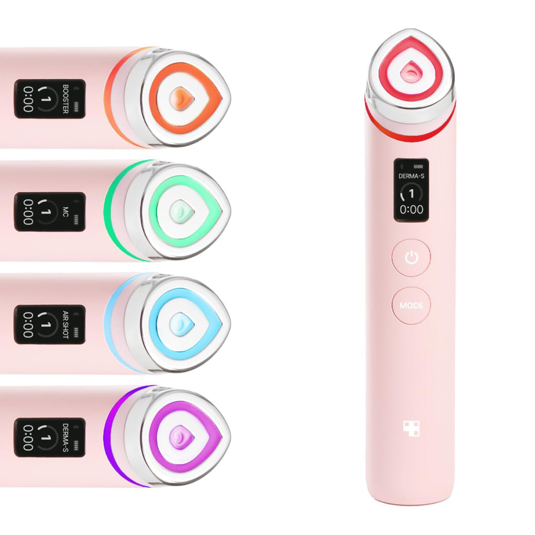 Medicube AGE-R Booster Pro - rožinės spalvos veido priežiūros aparatas