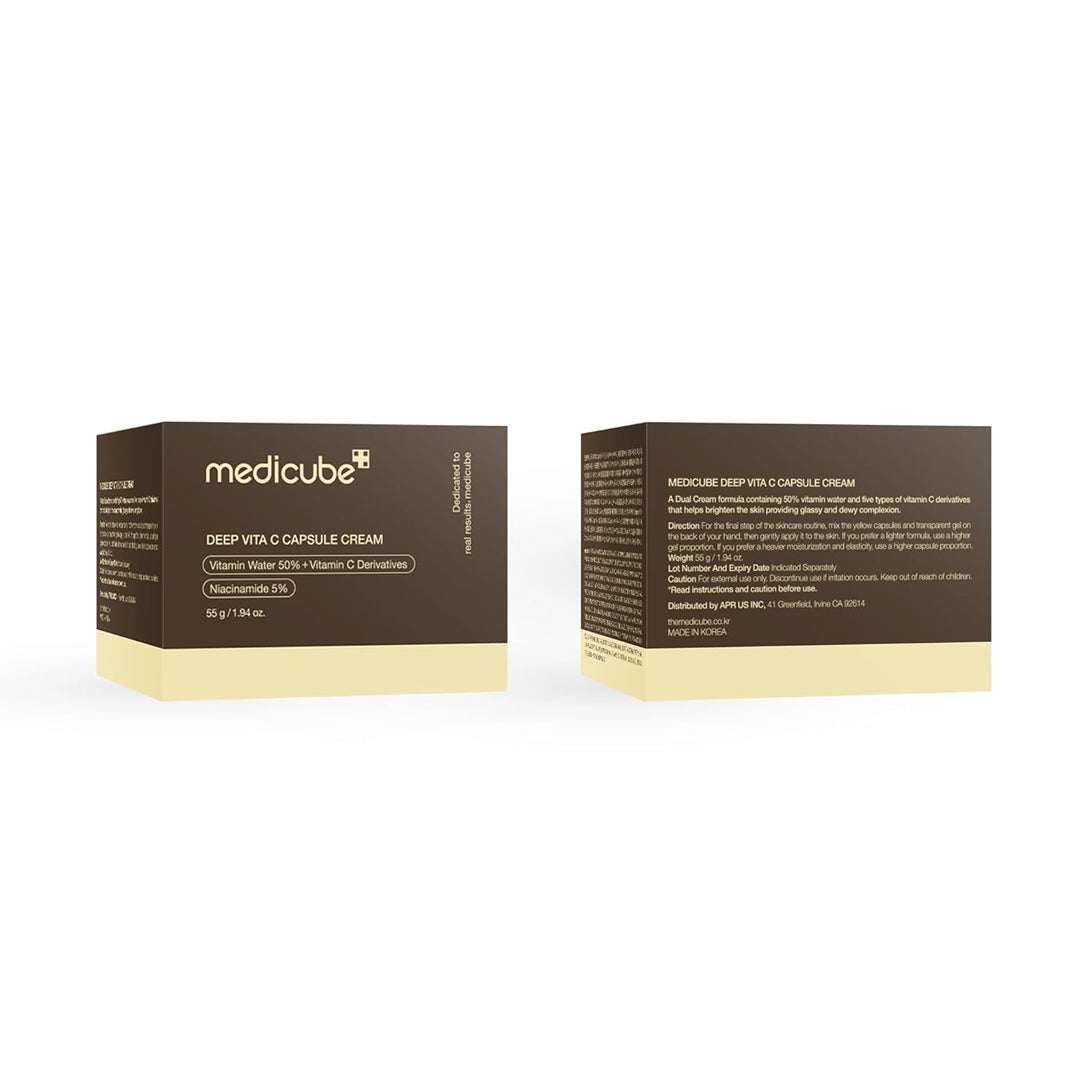 MEDICUBE Deep Vita C Capsule Cream - veido kremas