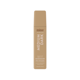 Minetan medium dark self-tanning foam