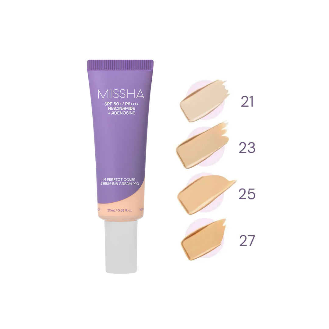MISSHA M Perfect Cover Serum BB Cream PRO - kremas SPF50 PA+++, 20ml