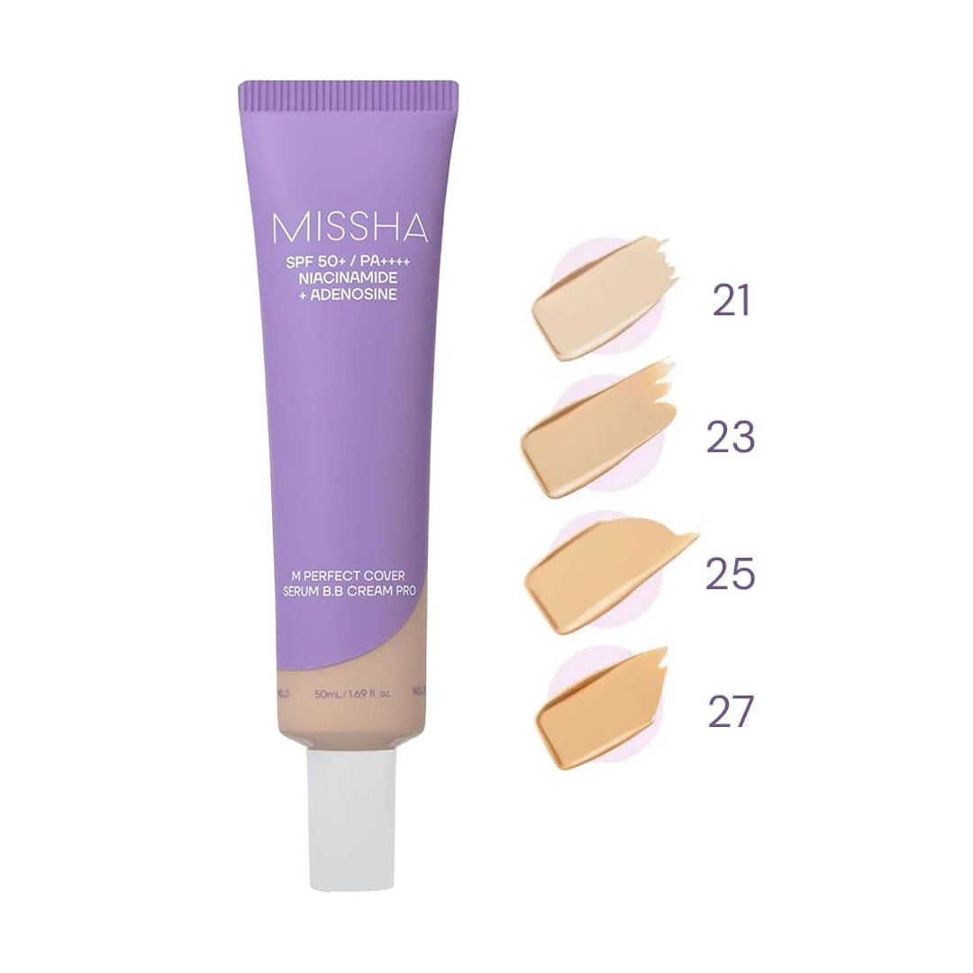 MISSHA M Perfect Cover Serum BB Cream PRO - kremas SPF50 PA+++, 50ml
