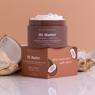NCLA Beauty Hi, Butter Coconut Vanilla - kūno sviestas