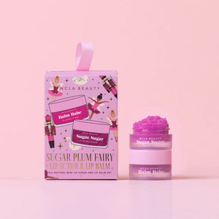 NCLA Beauty Sugar Plum Fairy Mini Ornament Lip Care Duo - rinkinys lūpoms