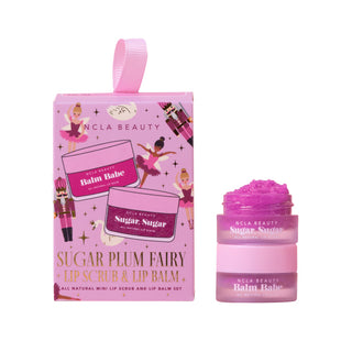 NCLA Beauty Sugar Plum Fairy Mini Ornament Lip Care Duo - rinkinys lūpoms