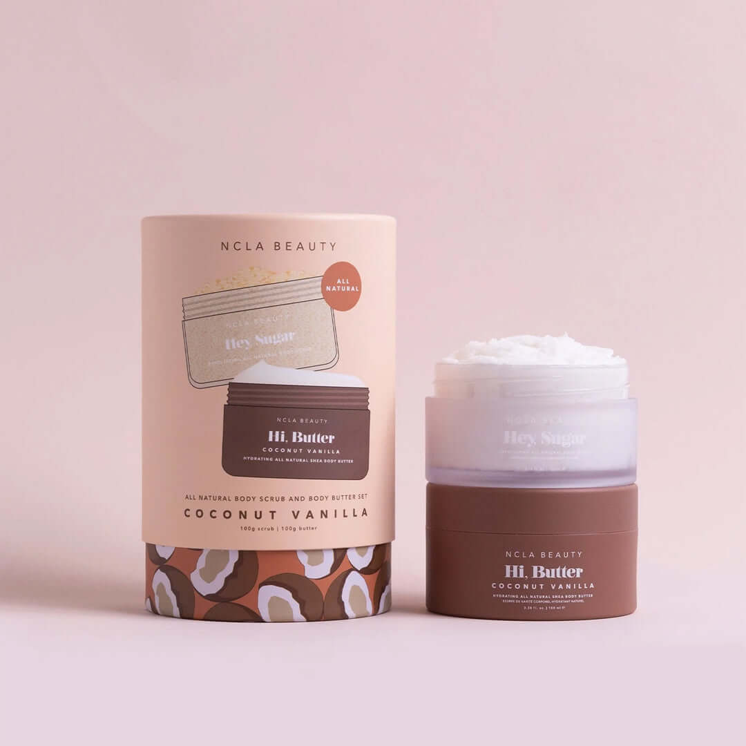 NCLA Beauty Coconut Vanilla Body Care Set - rinkinys kūno priežiūrai