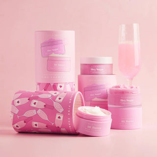 NCLA Beauty Pink Champagne Body Care Set - rinkinys kūno priežiūrai