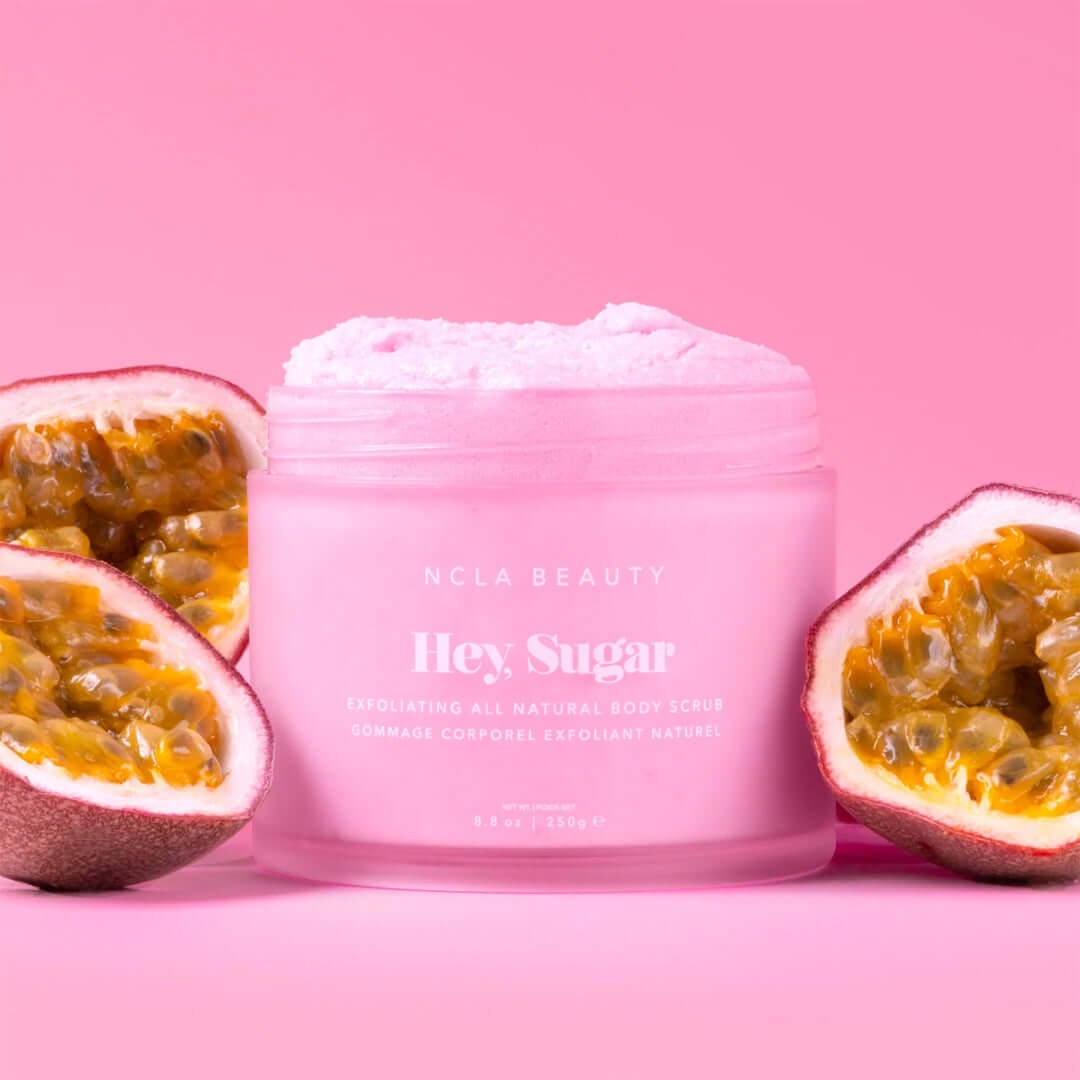 NCLA Beauty Hey, Sugar Passion Fruit - kūno šveitiklis