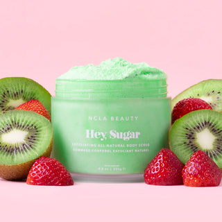 NCLA Beauty Hey, Sugar Kiwi Strawberry - kūno šveitiklis