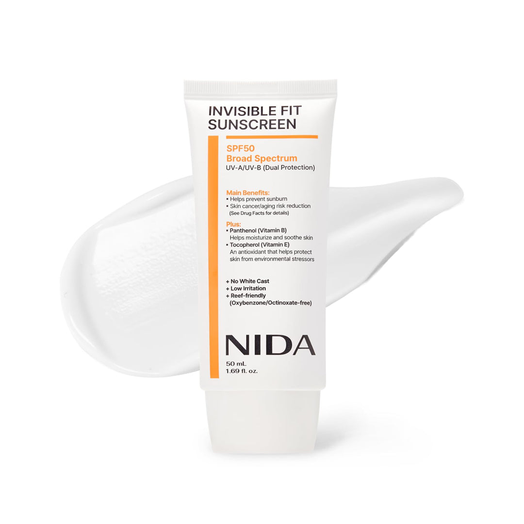 NIDA Invisible Fit Sun Cream - apsauginis kremas nuo saulės