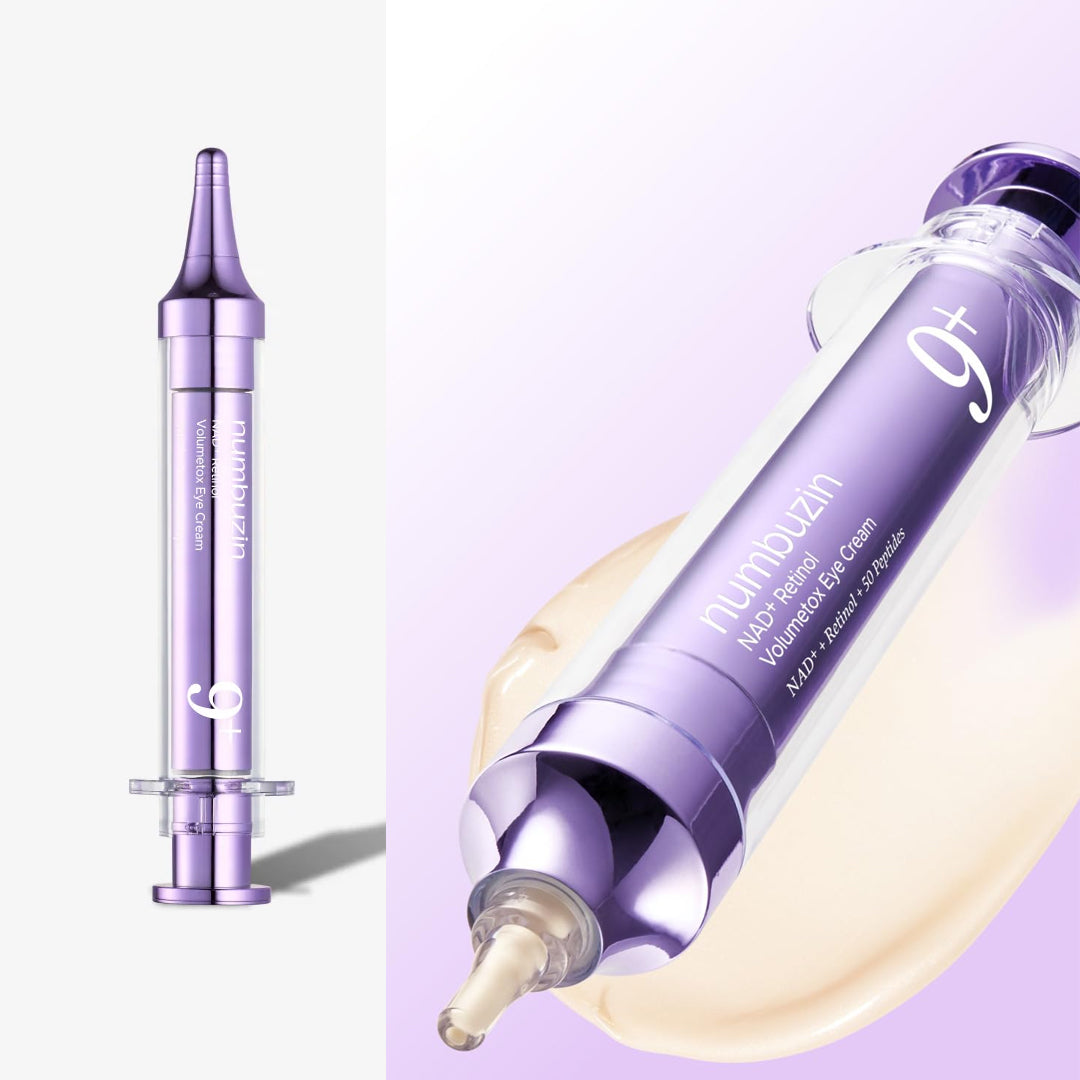 NUMBUZIN No.9 NAD+ Retinol Volumetox Eye Cream - stangrinamasis paakių kremas