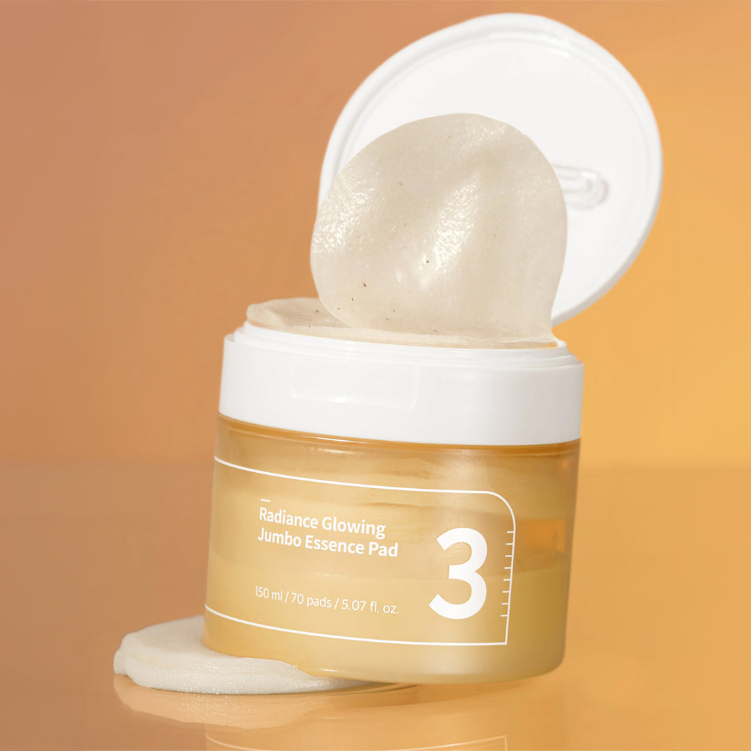 NUMBUZIN No.3 Radiance Glowing Jumbo Essence Pad - tonizuojantys padeliai