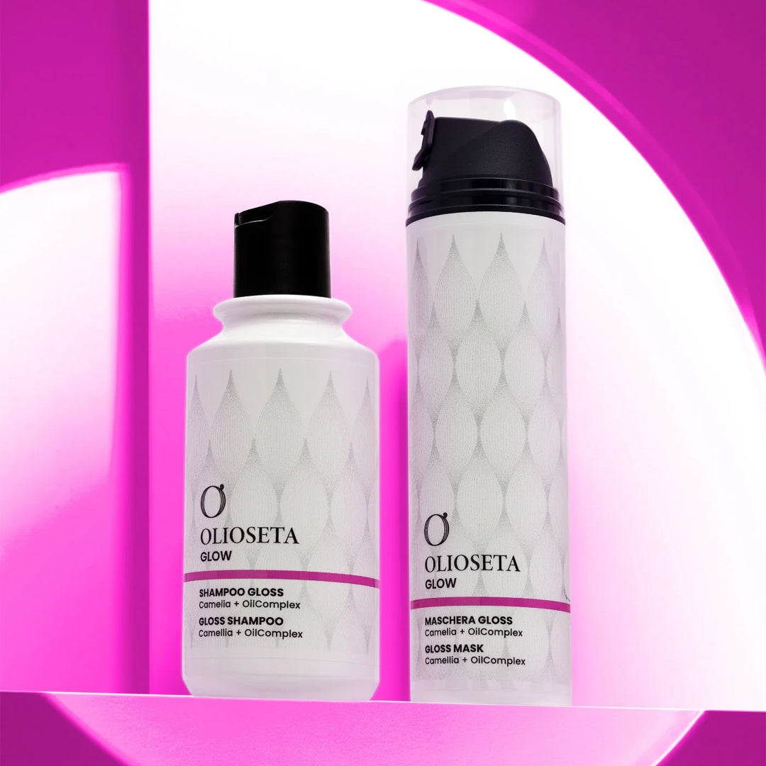 OLIOSETA Glow Gloss Shampoo - žvilgesį suteikiantis šampūnas