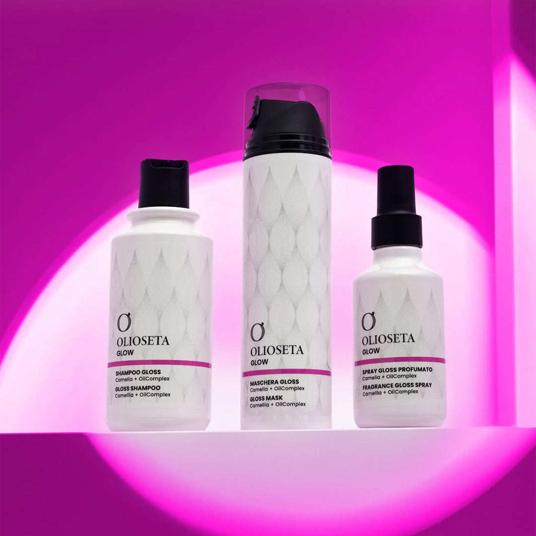 OLIOSETA Glow Gloss Shampoo - žvilgesį suteikiantis šampūnas