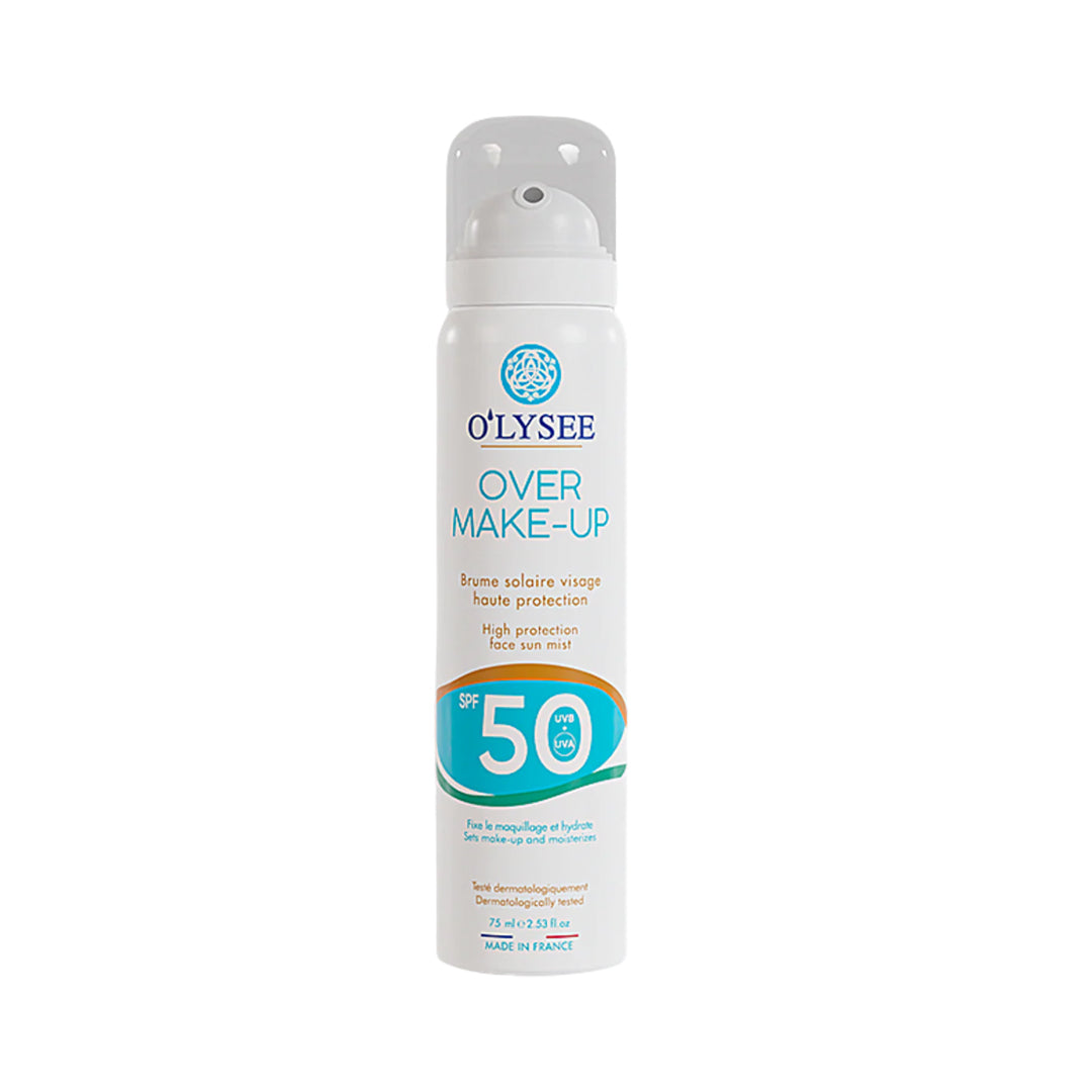 O'LYSEE Over Make-Up SPF 50 - labai aukšto faktoriaus apsauginė dulksna veidui, 75ml