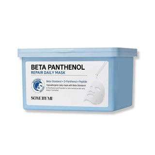 SOME BY MI Beta Panthenol Repair Daily Mask - lakštinės veido kaukės, 30 vnt.