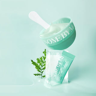 SOME BY MI PDRN Spirulina Soothing Sherbet Mask Set - veido kaukė