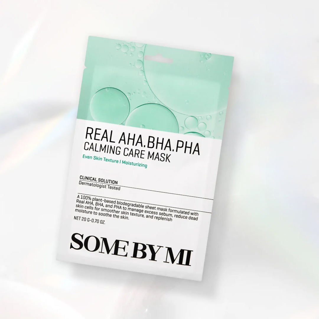 SOME BY MI Real Aha-Bha-Pha Calming Care Mask - lakštinė veido kaukė