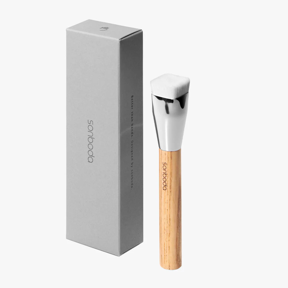 SONBODA 16 Square Foundation Vegan Brush - kvadratinis šepetėlis makiažo pagrindui