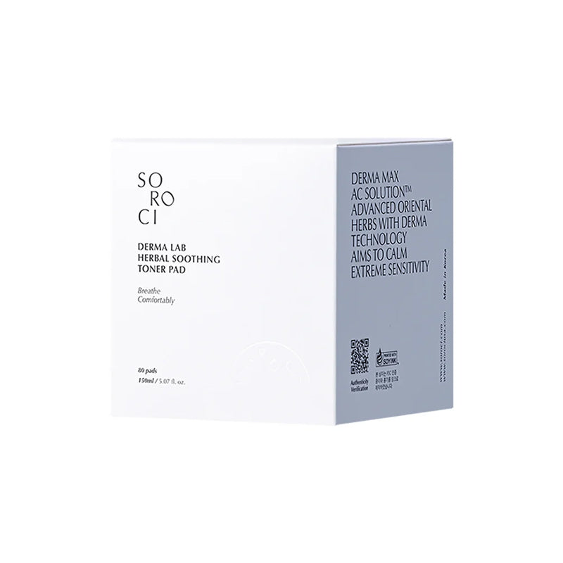 SOROCI Derma Lab Herbal Soothing Toner Pad - raminamieji diskeliai