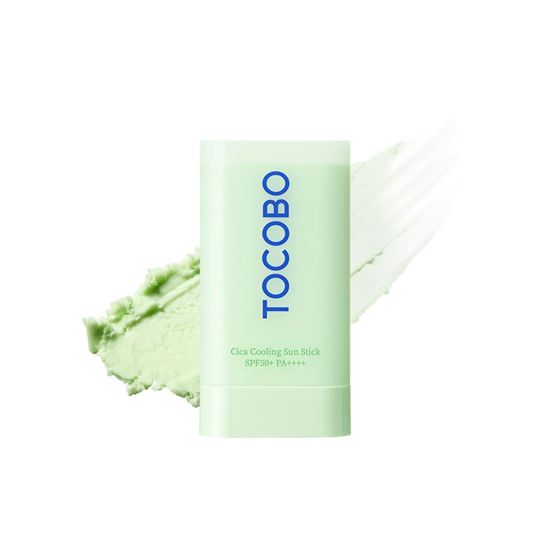 TOCOBO Cica Cooling Sun Stick SPF50+ PA++++ vėsinantis SPF pieštukas jautriai odai