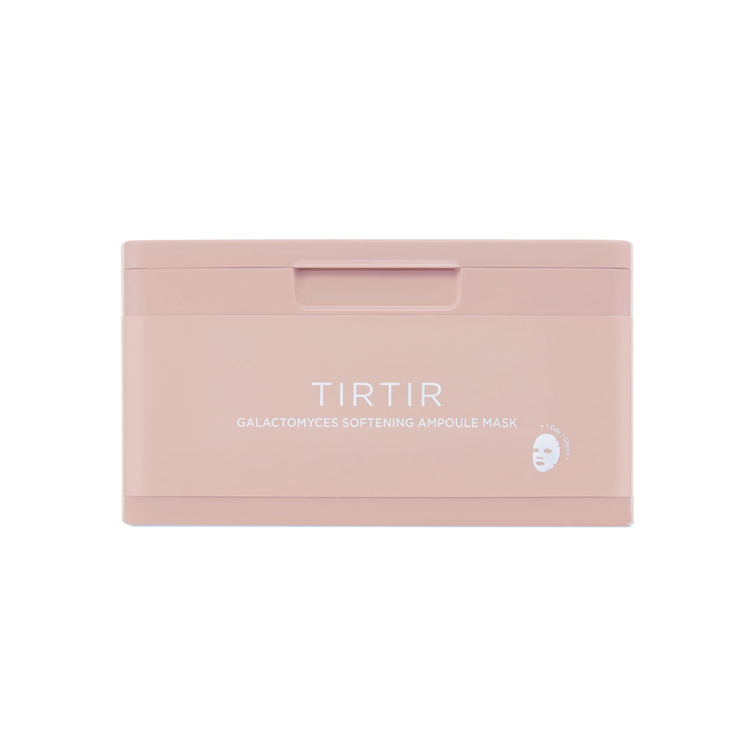 TIRTIR Galactomyces Softening Ampoule Mask – lakštinės veido kaukės, 30vnt.
