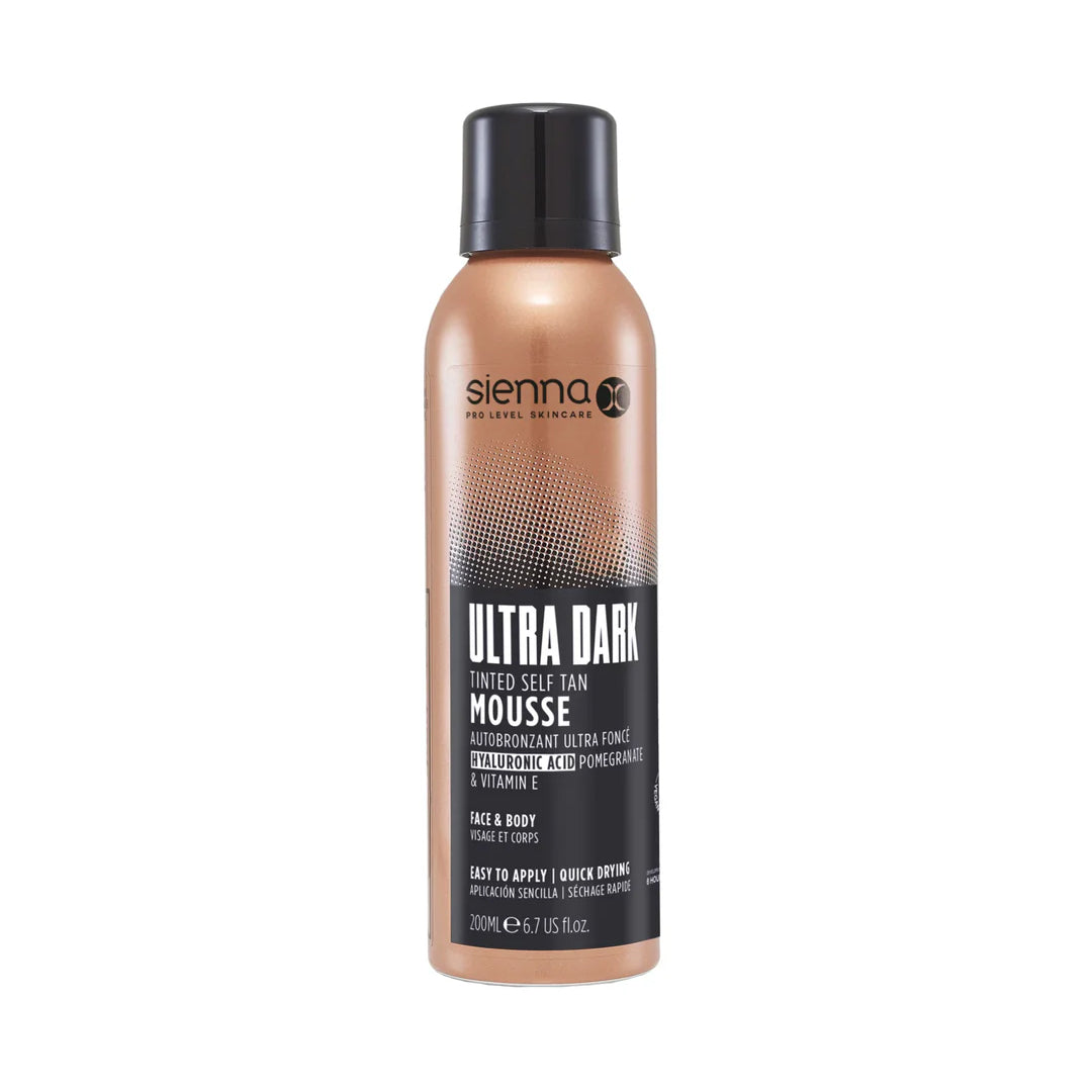 SIENNA X Ultra Dark Tinted Mousse - savaiminio įdegio putos