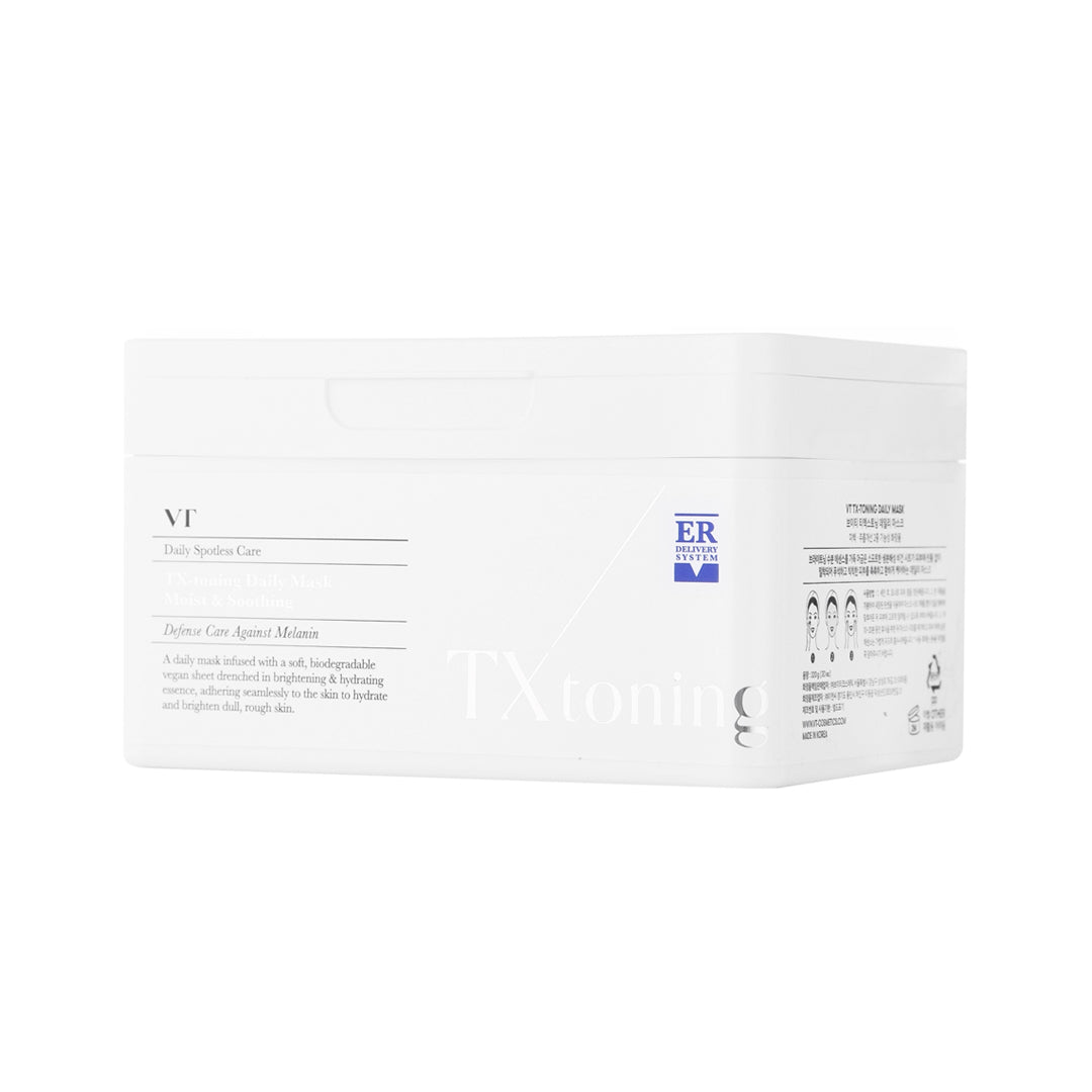 VT Cosmetics TX Toning Daily Mask - veido kaukės, 30 vnt.
