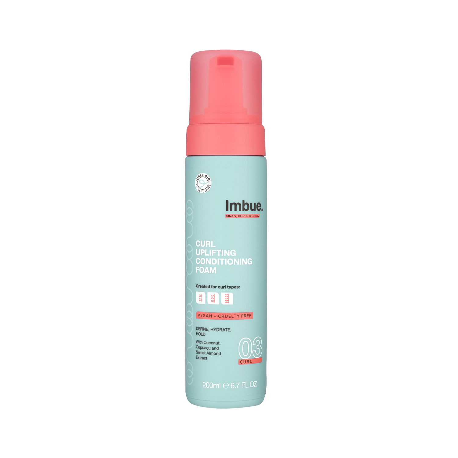 IMBUE Curl Uplifting Conditioning Foam - kondicionuojančios putos