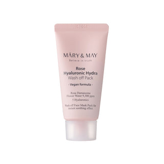 MARY&MAY Rose Hyaluronic Hydra Wash off Pack – molio kaukė
